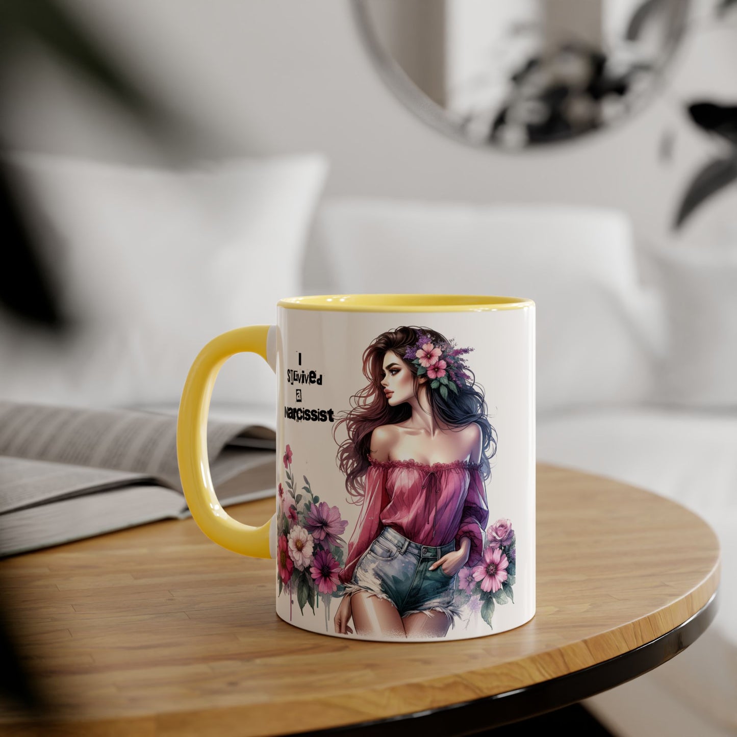 Survivor Mug: Empowering Gift for Self-Care, Unique Coffee Cup, Narcissist Recovery, Inspirational Drinkware, Motivational Home Decor