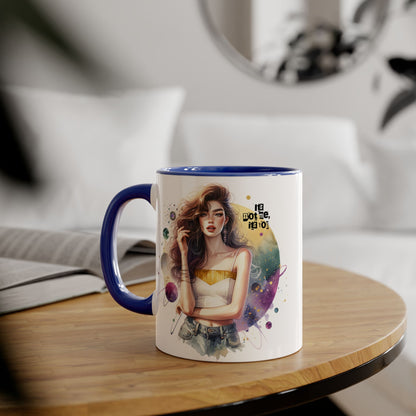 It's Not Me, It's You Humoristic Galactic Dreamer Accent Mug, Coffee Cup, Space Art Mug, Unique Gift, Starry Night Design, Cosmic Coffee Tumbler