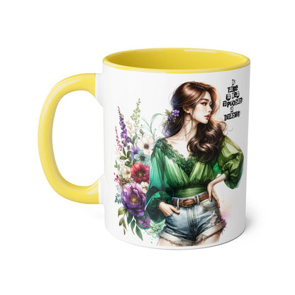 Funny Accent Mug - My Taste in Men is Probably a Disability Humor 11oz Cup