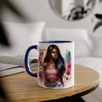 Divorced AF Accent Mug