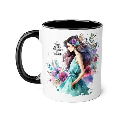 Funny Accent Mug - My Taste in Men is Probably a Disability Humor 11oz Cup