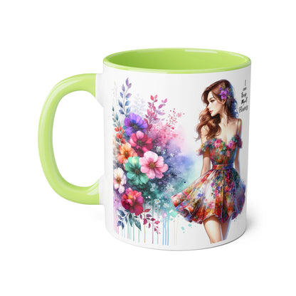 I Can Buy Myself Flowers Accent Mug, 11oz