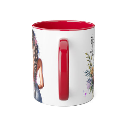 I Was Married Before But I'm Better Now Stylish Floral Accent Mug, Perfect Gift for Tea and Coffee Lovers, Unique Drinkware, Bridal Shower Gift, Inspirational Quote Mug