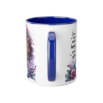 I Am My Own Happily Ever After Empowering Self-Love Accent Mug - 11oz