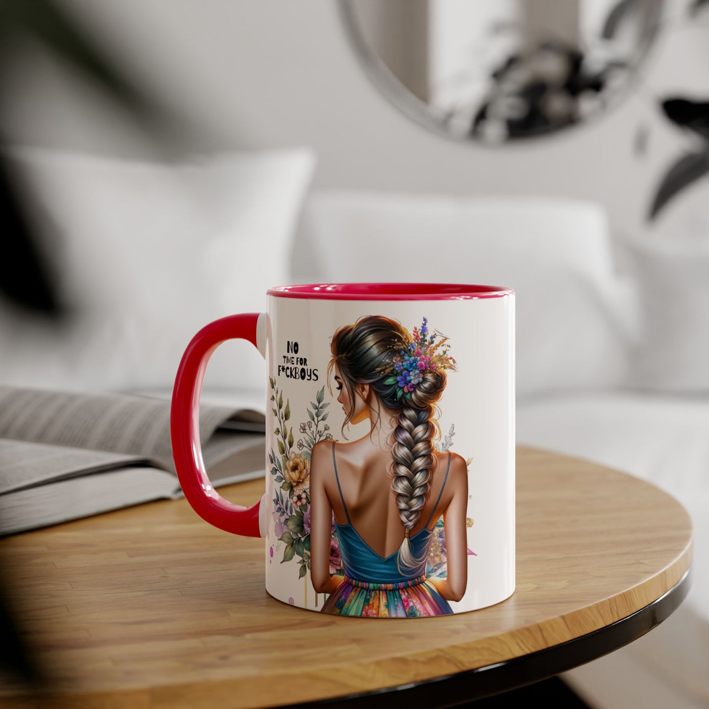 Funny Accent Mug - No Time For F*boys 11oz