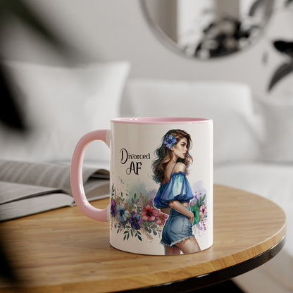 Divorced AF Accent Mug | Floral Design | Coffee Cup for Empowerment | Gift for Divorcees | Self-Care Mug | Celebrating New Beginnings [...]
