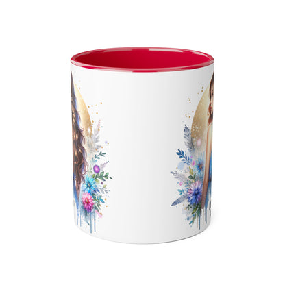 Blooming Beauty Coffee Mug, Floral Coffee Cup, Inspirational Mug Gift, Tea Lover's Accessory, Girly Mug for Friends