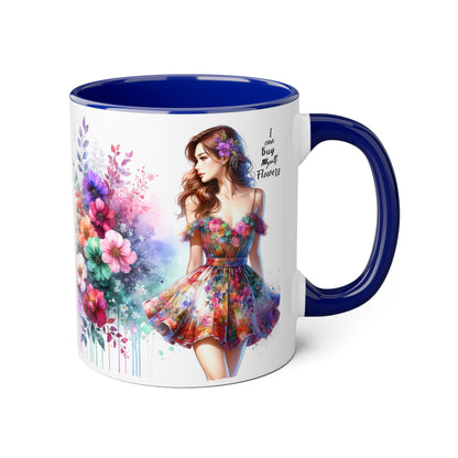 I Can Buy Myself Flowers Accent Mug, 11oz
