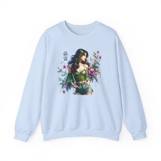 Lost You And Found Me Bohemian Floral Sweatshirt: Perfect for Cozy Days, Gift for Her, Casual Wear, Spring Fashion, Friendship Gift
