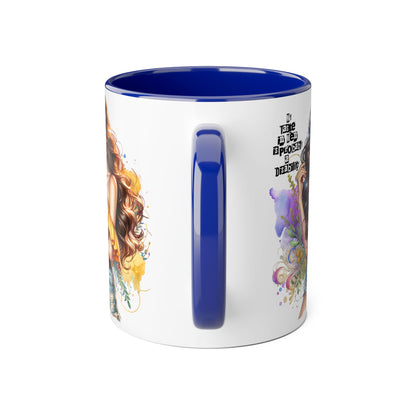 Funny Accent Mug - My Taste in Men is Probably a Disability Humor 11oz Cup
