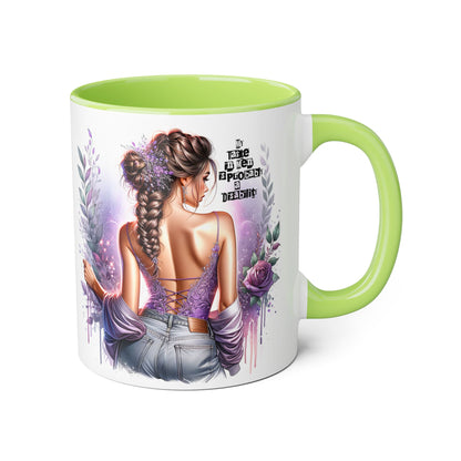 Funny Accent Mug - My Taste in Men is Probably a Disability Humor 11oz Cup