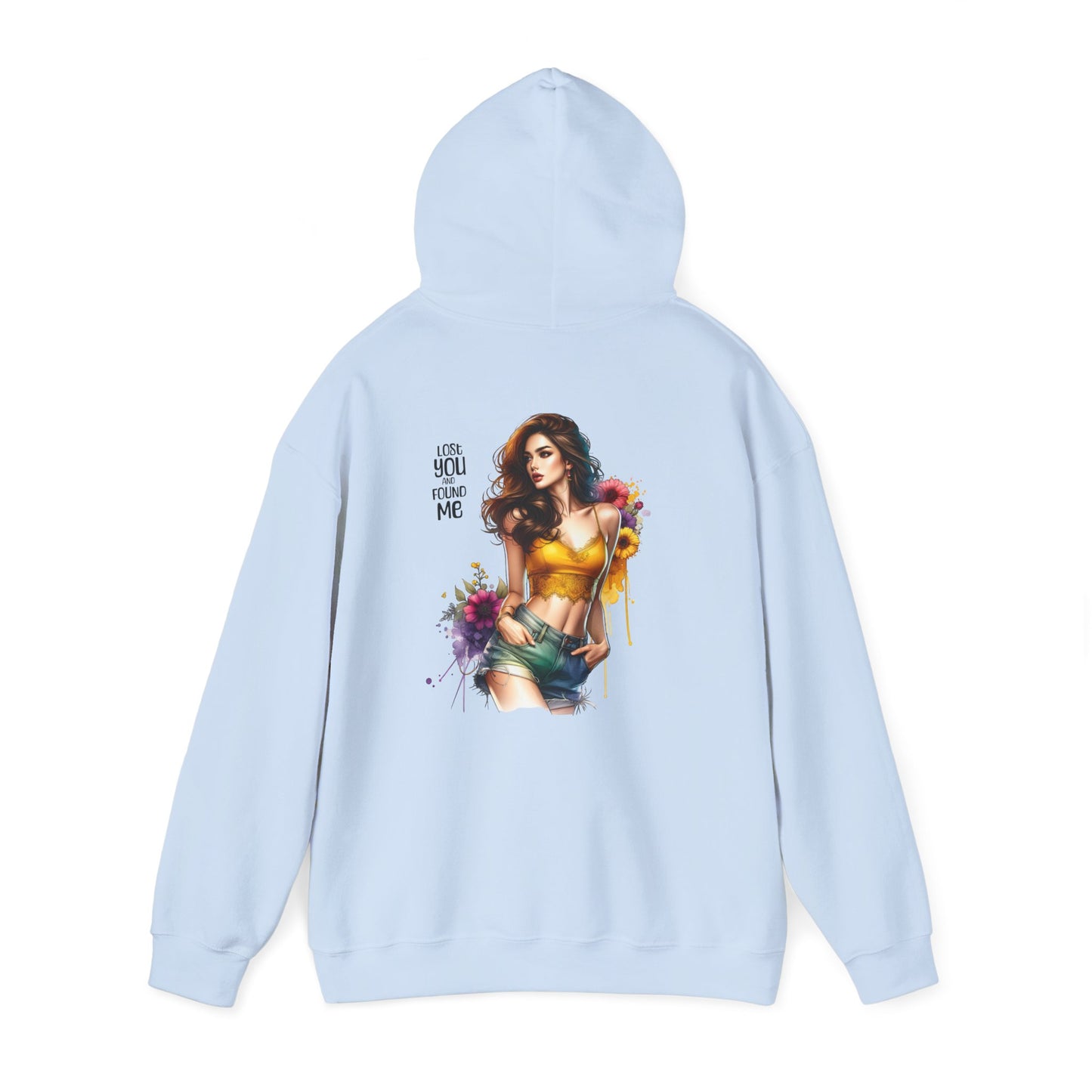 Breakup Hoodie - Unisex Hooded Sweatshirt Lost You and Found Me Design