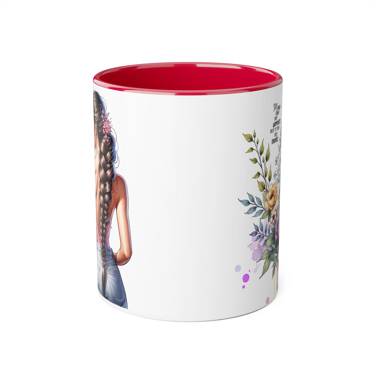 Mug Money Can't Buy Happiness But It Can Buy Divorce Humoristic 11oz Accent Mug