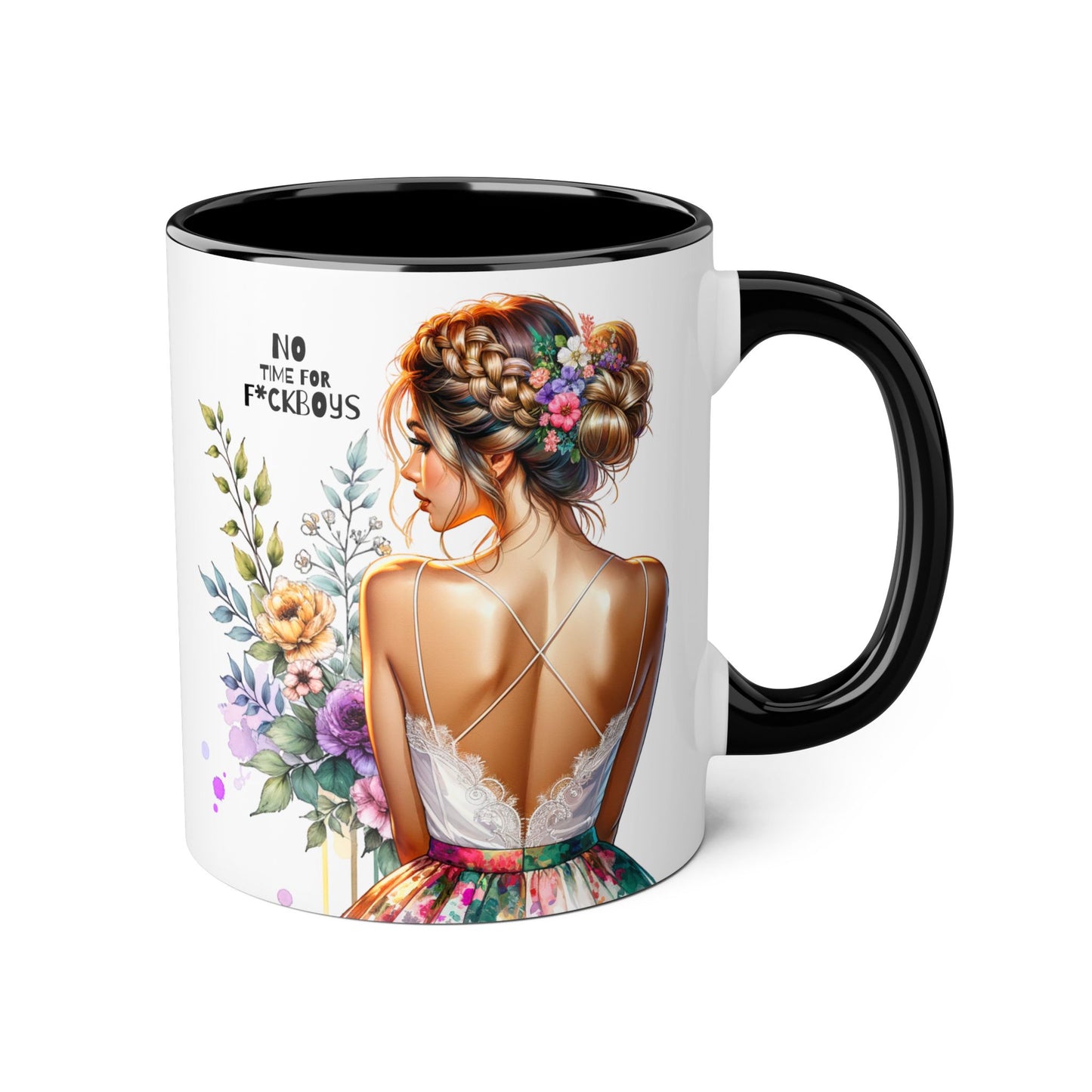 Funny Accent Mug - No Time For F*boys 11oz