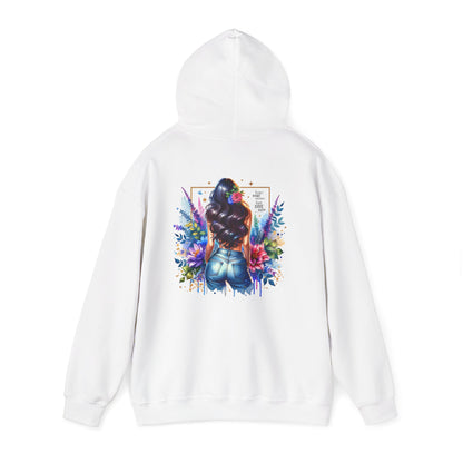 I Don`t Make Mistakes, I Just Date Them Colorful Floral Back Design Hooded Sweatshirt, Cozy Unisex Hoodie, Graphic Sweatshirt, Gift for Her, Stylish Casual Wear