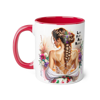 Inspirational Accent Mugs for Coffee Lovers, Beautiful Art, Gift for Friends, Motivational Quotes, Home Decor, Unique Office Mugs