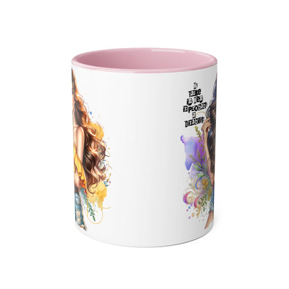Funny Accent Mug - My Taste in Men is Probably a Disability Humor 11oz Cup