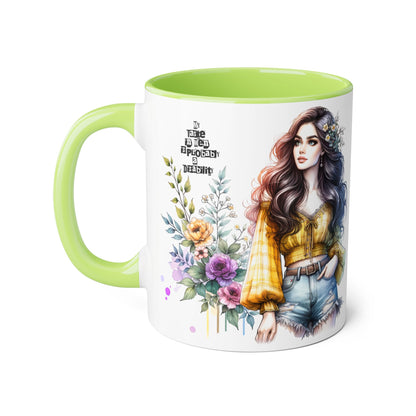 Funny Accent Mug - My Taste in Men is Probably a Disability Humor 11oz Cup
