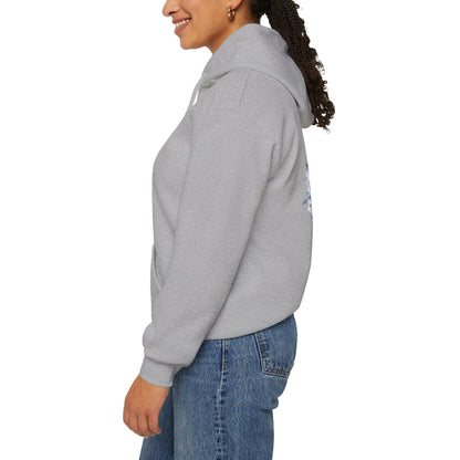 I'm Too Cute For My Ex Elegant Floral Art Hoodie - Perfect Comfort for Art Lovers, Cozy Streetwear, Symbol of Self-Expression, Gift for Friends, Stylish Layering