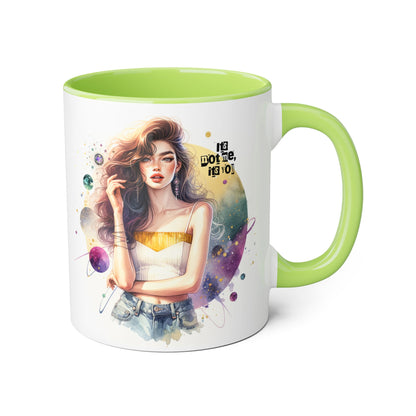 It's Not Me, It's You Humoristic Galactic Dreamer Accent Mug, Coffee Cup, Space Art Mug, Unique Gift, Starry Night Design, Cosmic Coffee Tumbler
