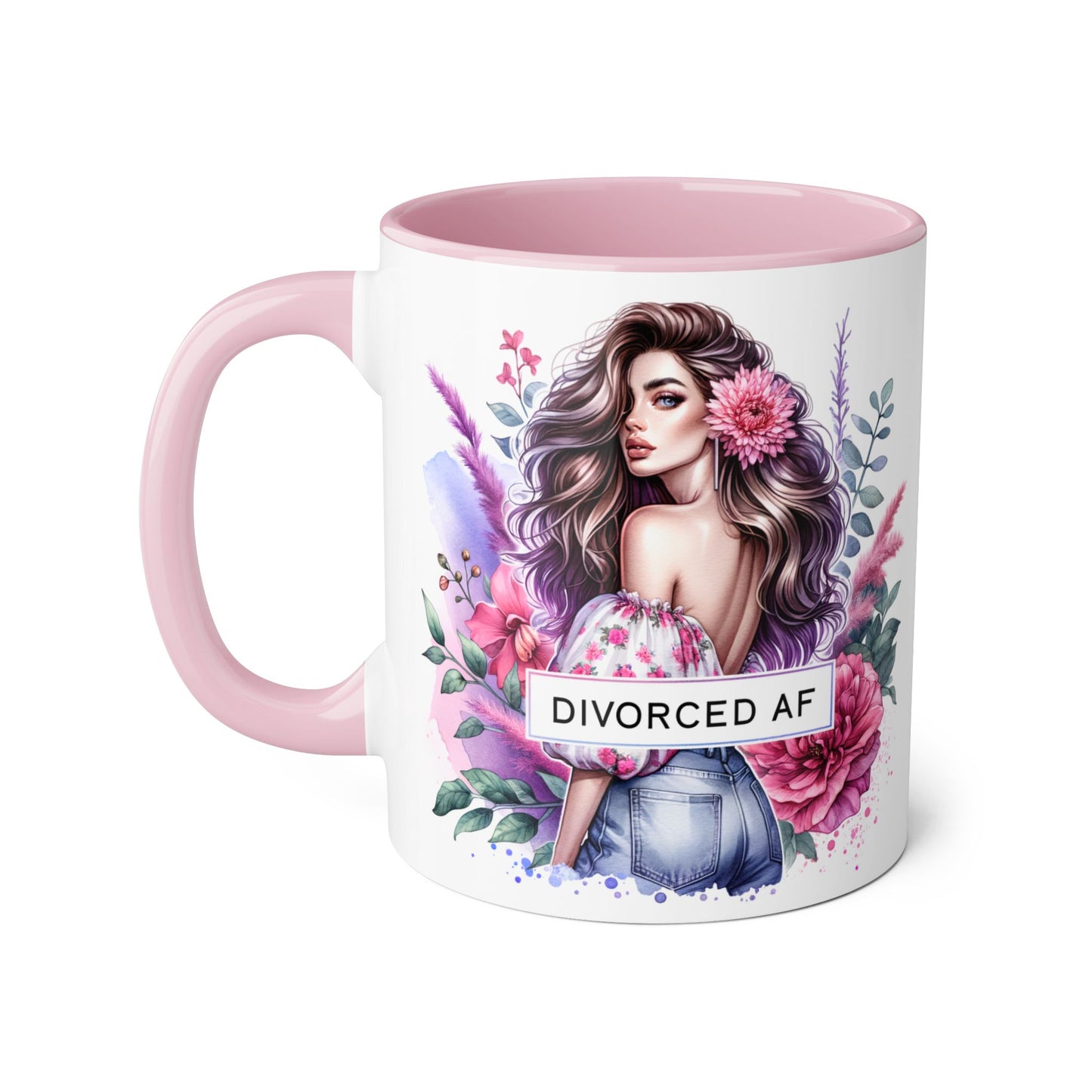 Mug - Divorced AF 11oz Accent Mug