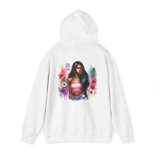 I Am My Own Happily Ever After Cosmic Vibes Unisex Hoodie with Artistic Design