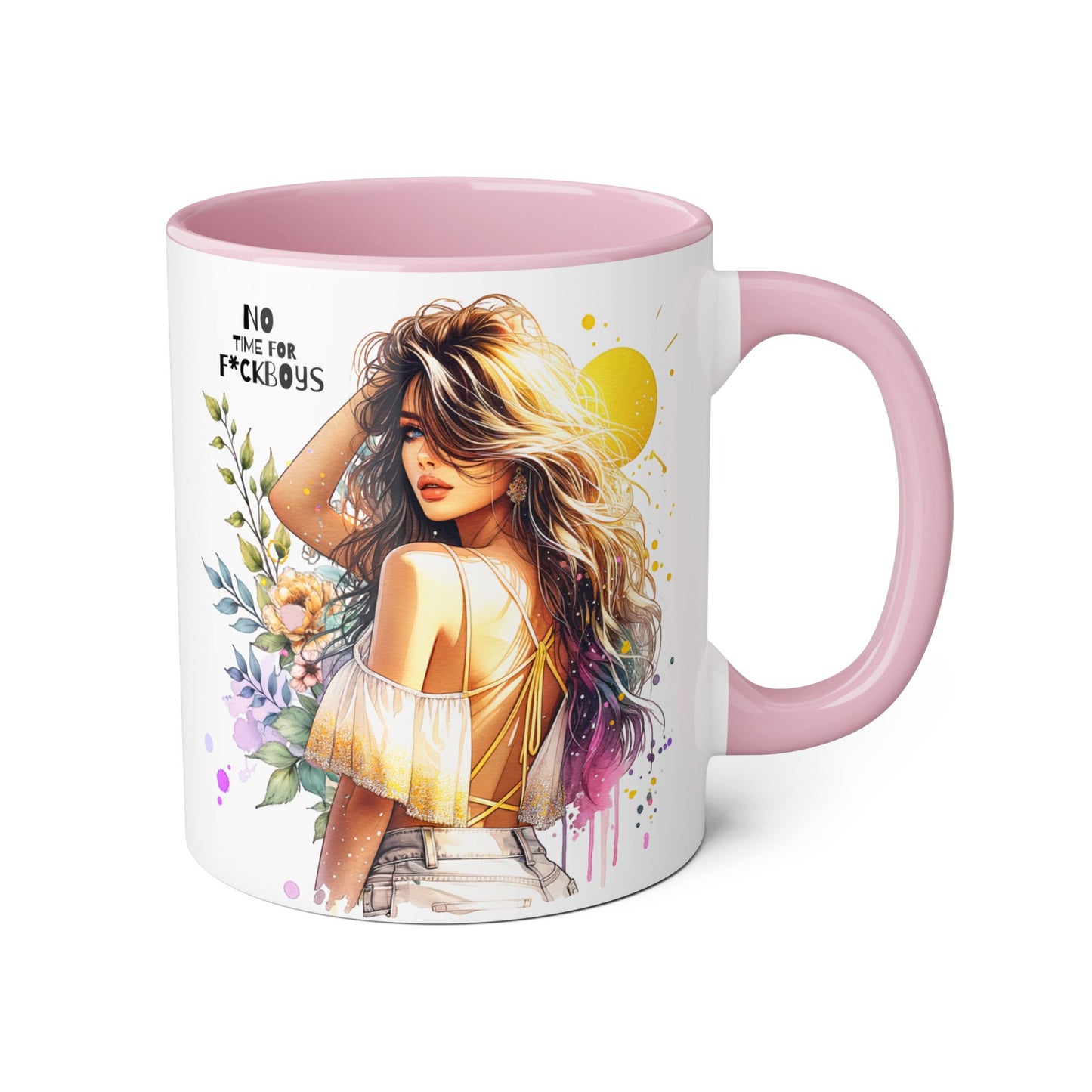 Funny Accent Mug - No Time For F*boys 11oz