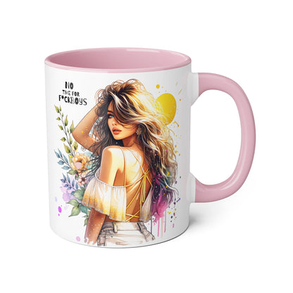 Funny Accent Mug - No Time For F*boys 11oz