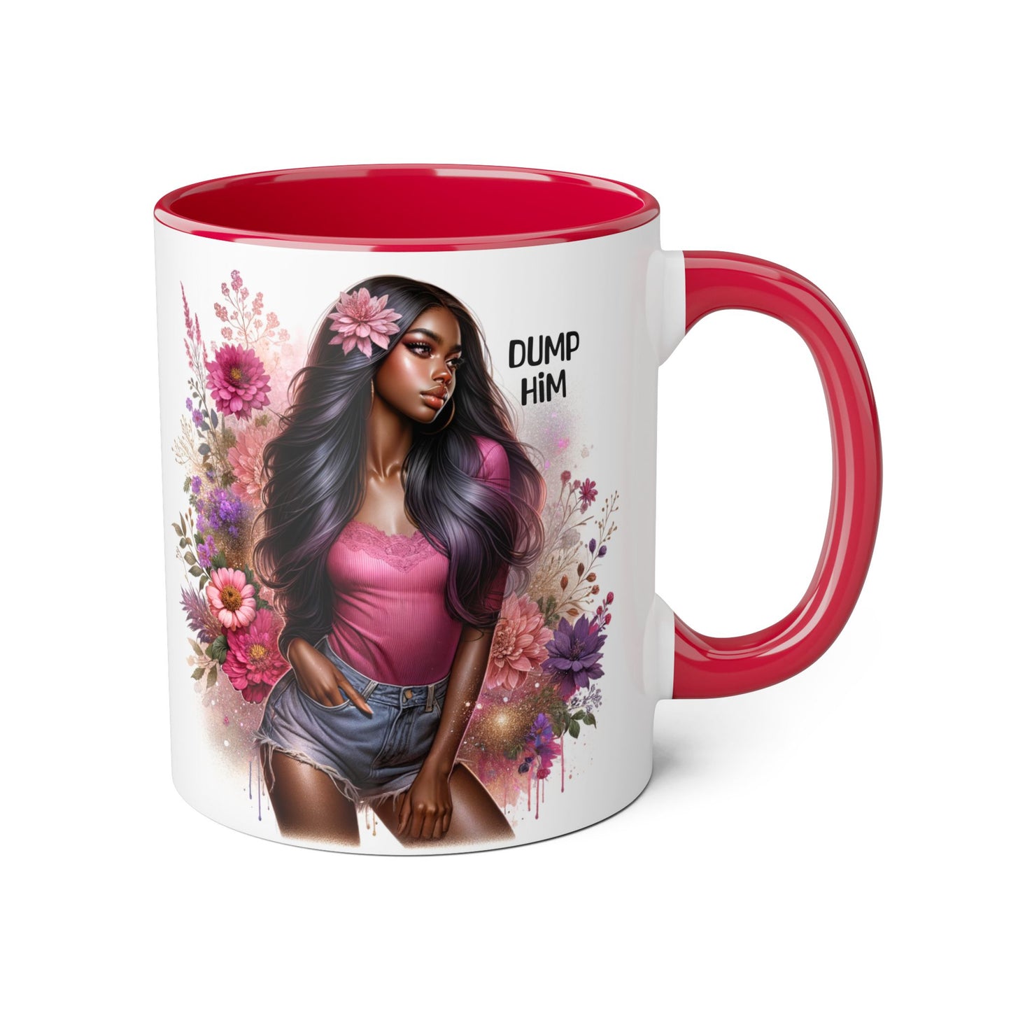Dump Him Accent Mug