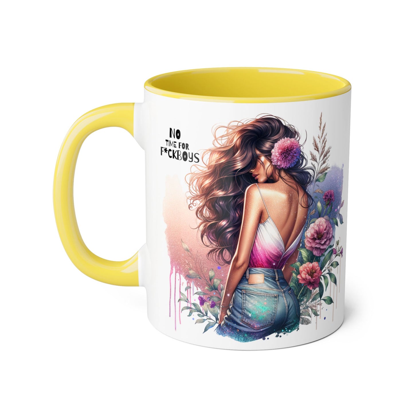 Funny Accent Mug - No Time For F*boys 11oz