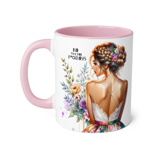 Funny Accent Mug - No Time For F*boys 11oz