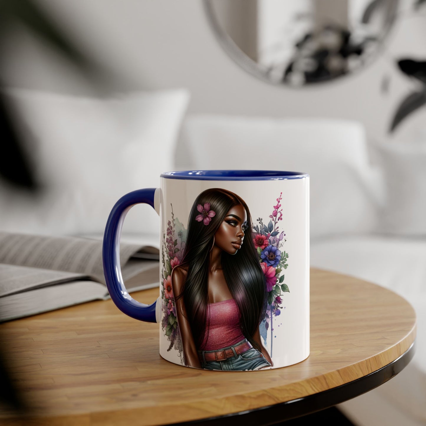 Yuck Fou Floral Portrait Accent Mug, 11oz - Perfect Gift for Coffee Lovers, Artistic Home Decor, Flower Lover's Mug, Unique Tea Cup, Birthday [...]