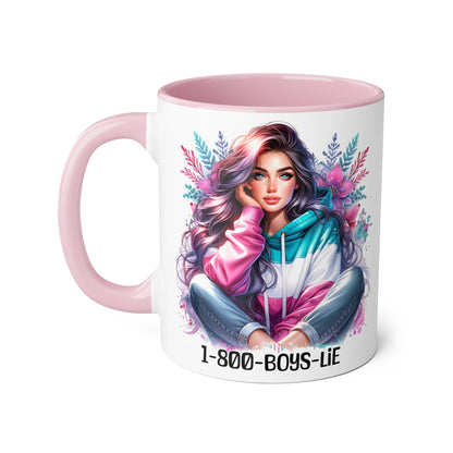 1-800-BOYS-LIE Colorful Feminine Accent Mug with Floral Design - Perfect for Stylish Coffee Lovers, Unique Gift for Birthdays, Holidays, and [...]