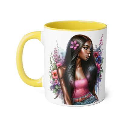 Yuck Fou Floral Portrait Accent Mug, 11oz - Perfect Gift for Coffee Lovers, Artistic Home Decor, Flower Lover's Mug, Unique Tea Cup, Birthday [...]