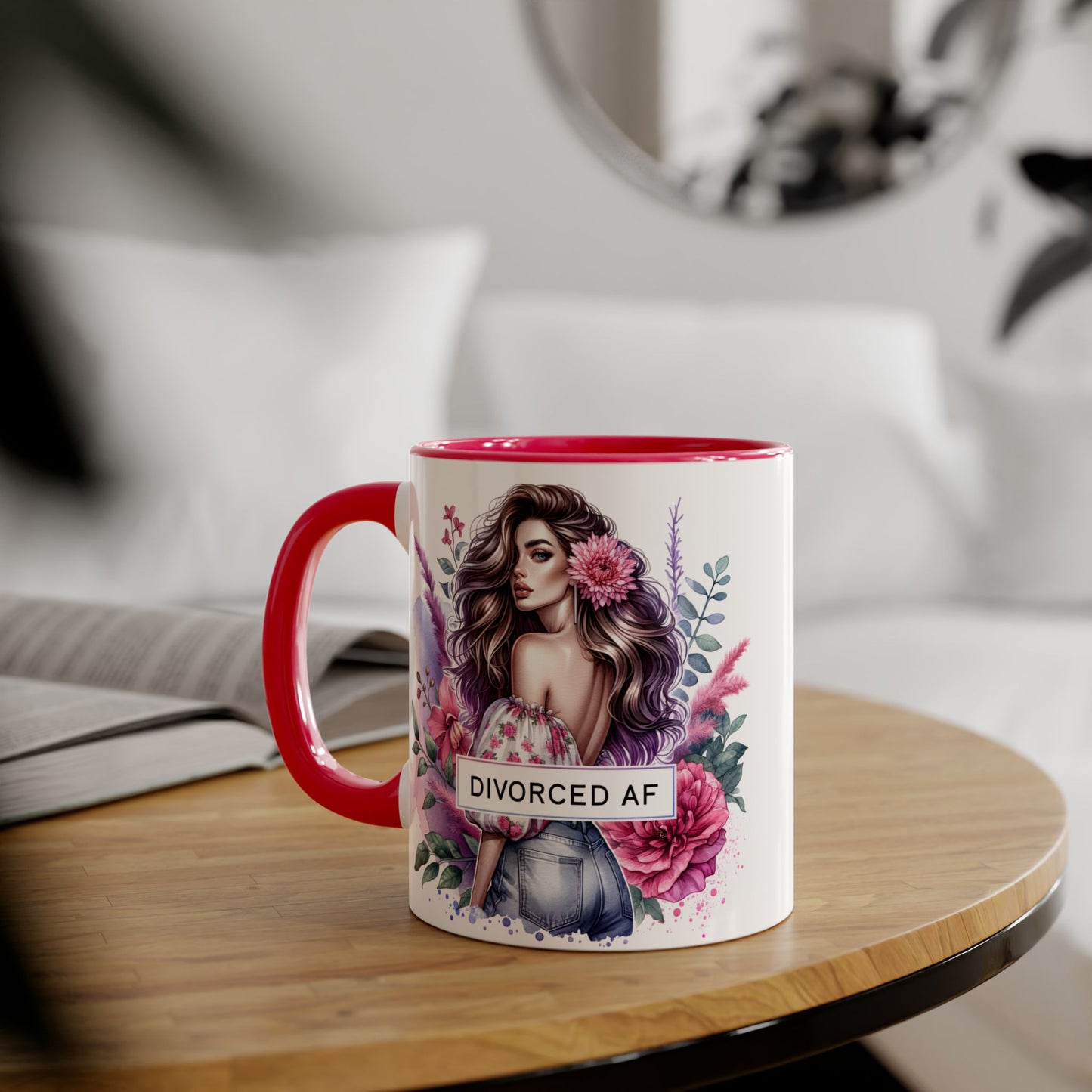 Mug - Divorced AF 11oz Accent Mug