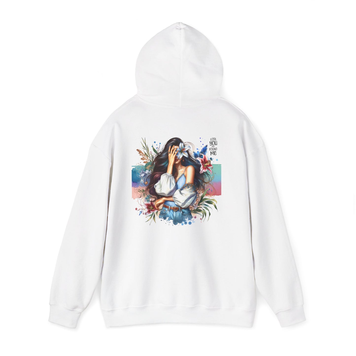 Breakup Hoodie - Unisex Hooded Sweatshirt Lost You and Found Me Design