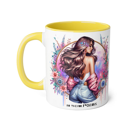 Funny Accent Mug - No Time For F*boys 11oz