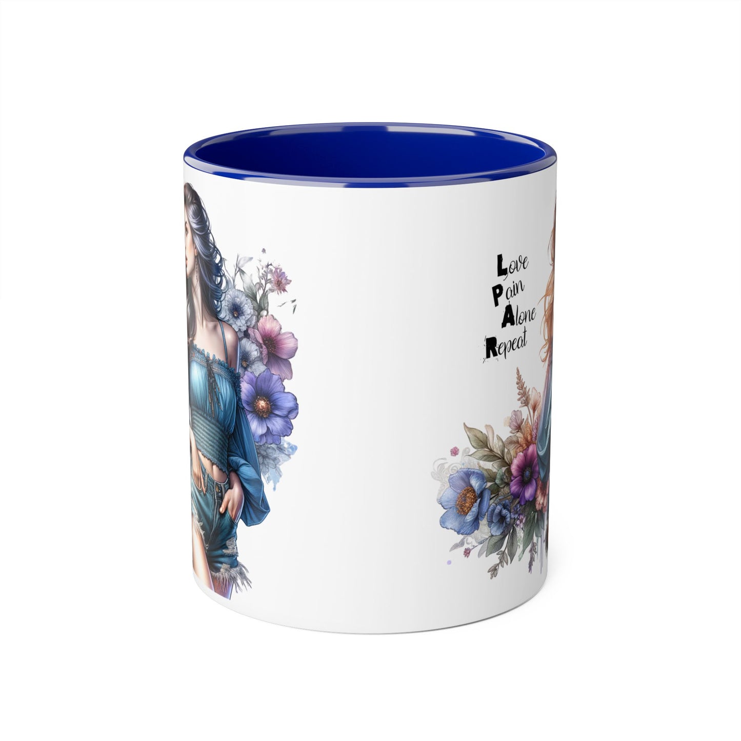 Bohemian Accent Mug, 11oz - Perfect Gift for Art Lovers, Home Decor, Coffee, Tea, Inspirational Quotes, Unique Artwork