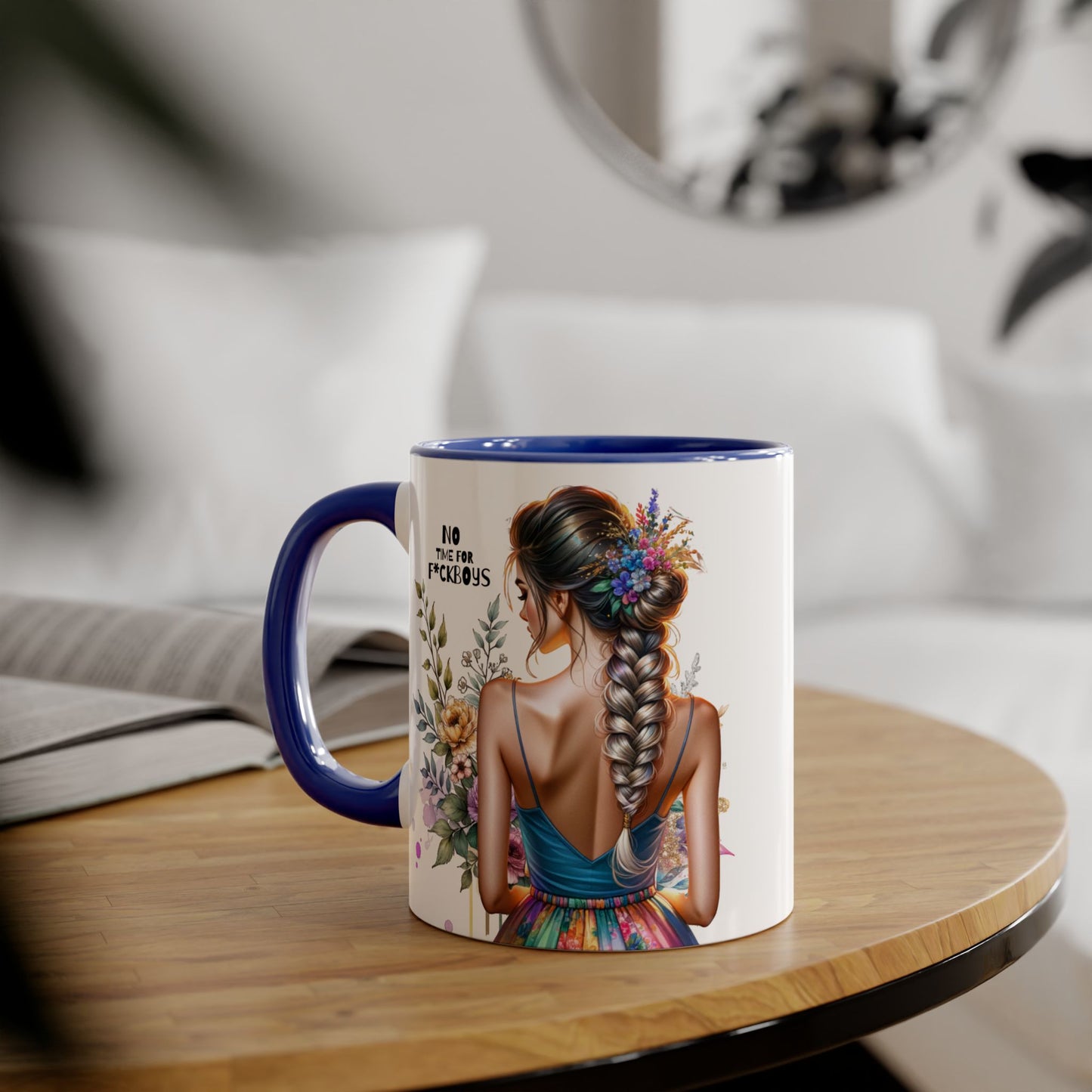 Funny Accent Mug - No Time For F*boys 11oz