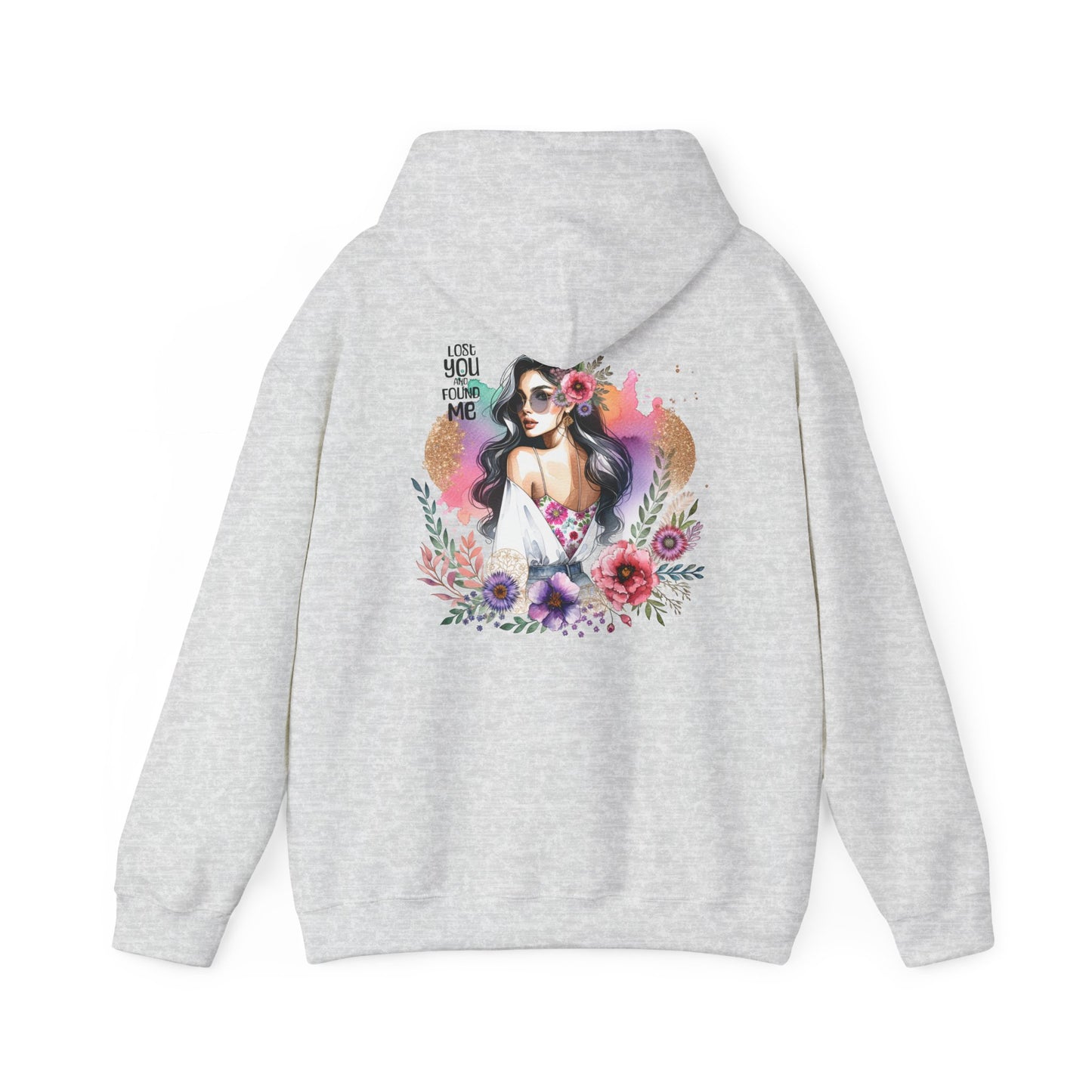 Breakup Hoodie - Unisex Hooded Sweatshirt Lost You and Found Me Design