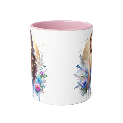 Blooming Beauty Coffee Mug, Floral Coffee Cup, Inspirational Mug Gift, Tea Lover's Accessory, Girly Mug for Friends