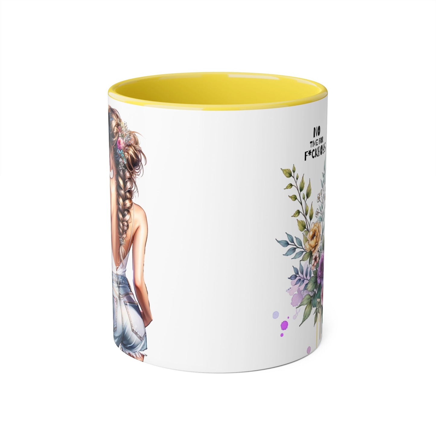 Funny Accent Mug - No Time For F*boys 11oz