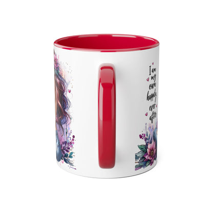 I Am My Own Happily Ever After Empowering Self-Love Accent Mug - 11oz