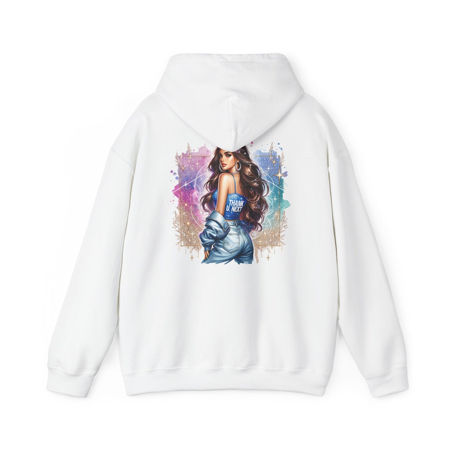 Thank U, NextChic Artistic Heavy Blend Hoodie, Cozy Graphic Sweatshirt, Perfect for Casual Wear, Gift for Her, Stylish Loungewear