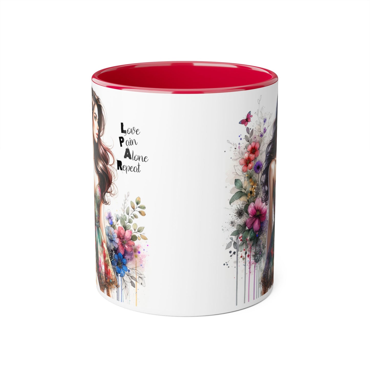 Chic Floral Accent Mug | Inspirational Coffee Cup, Perfect Gift for Friends, Tea Lovers, Birthday, Encouragement, Appreciation