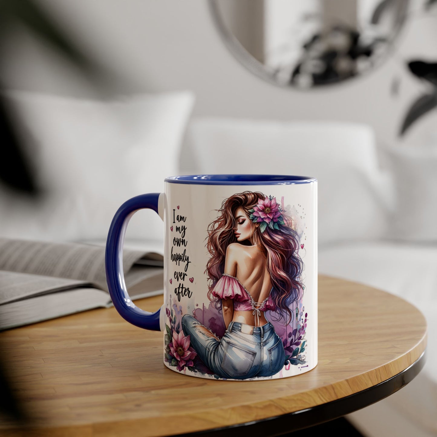 I Am My Own Happily Ever After Empowering Self-Love Accent Mug - 11oz