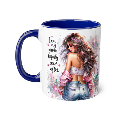 Empowering Accent Mug - "I Am My Own Happily Ever After" - 11oz