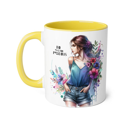 Funny Accent Mug - No Time For F*boys 11oz