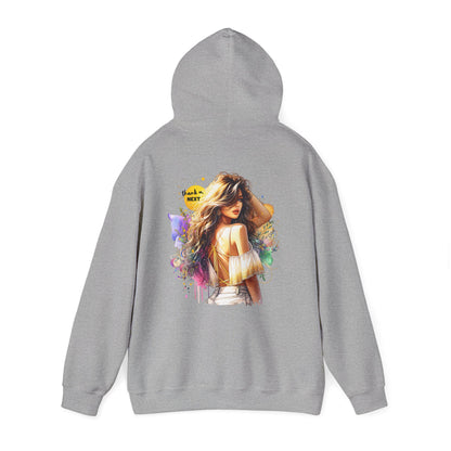 Thank U, Next Vibrant Art Hoodie - Stylish Unisex Sweatshirt with Colorful Design, Casual Wear, Gift Idea for Festivals, Cozy Layering