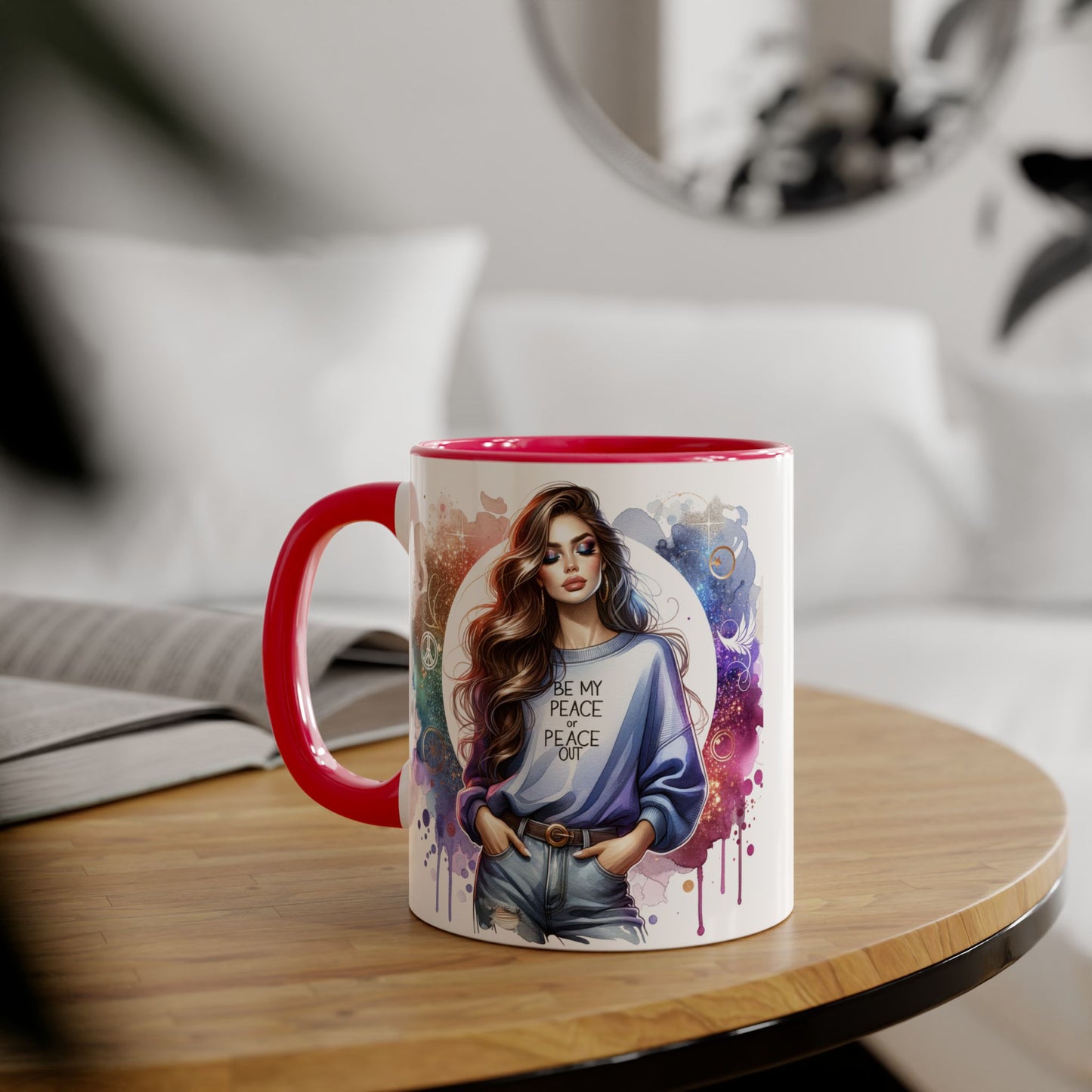 Accent Mug - Be My Peace or Peace Out 11oz